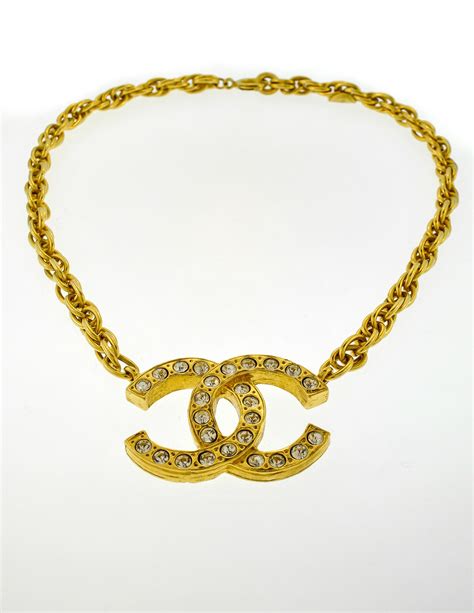 buy vintage chanel jewelry on melrose|vintage chanel necklace.